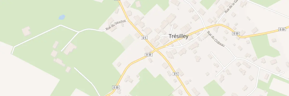Plan du 5034X Le Village 1er Canton à Trésilley