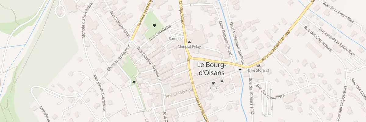 Plan du 2 Rue Saint Jean au Bourg-d’Oisans