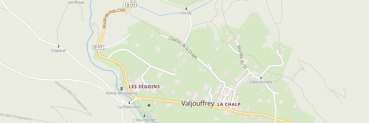 Plan du 5067 Les Segoins à Valjouffrey