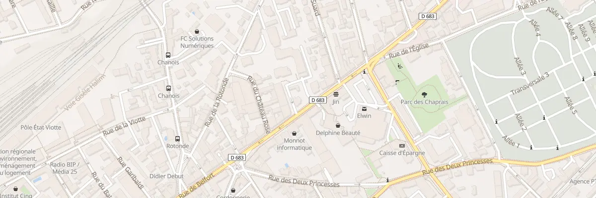 Plan du 51 Rue de Belfort à Besançon