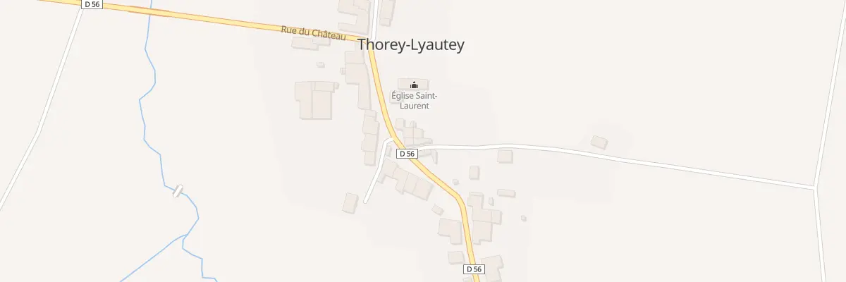 Plan du 25 Rue du Maréchal Lyautey à Thorey-Lyautey