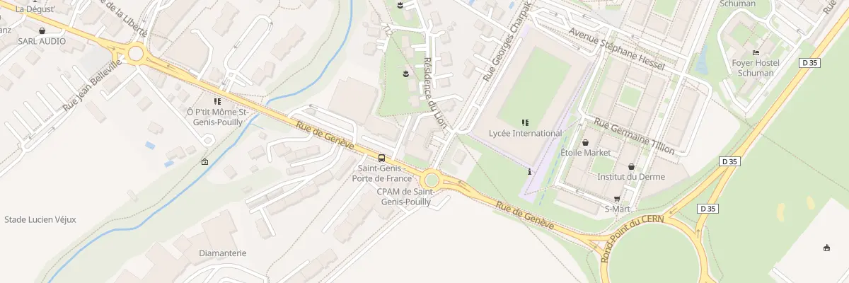 Plan du 3A Rue Georges Charpak à Saint-Genis-Pouilly