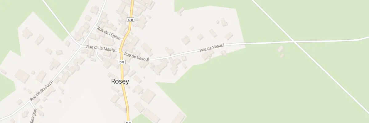 Plan du 14 Rue de Vesoul à Rosey
