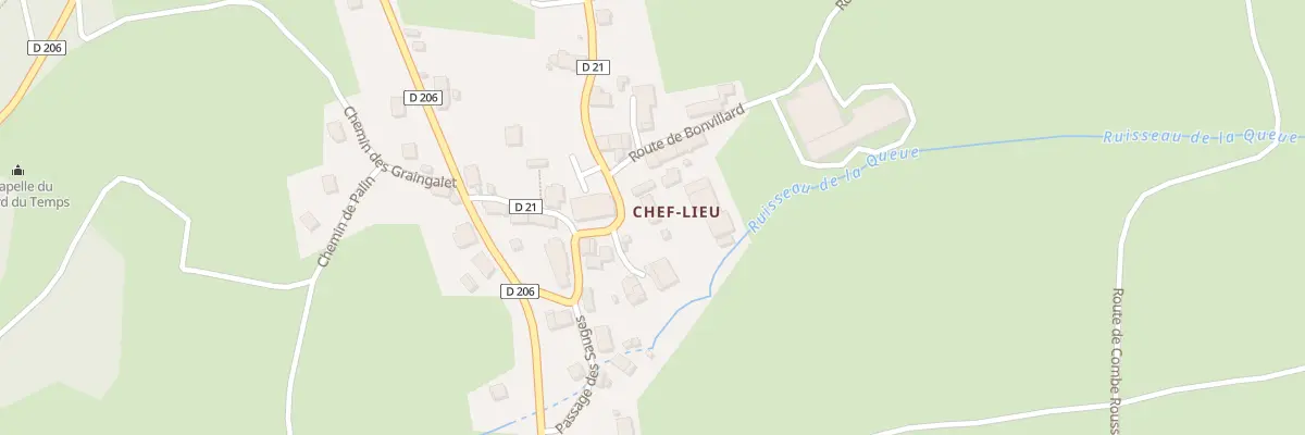 Plan du 132 Rte du Chef-lieu à Thoiry