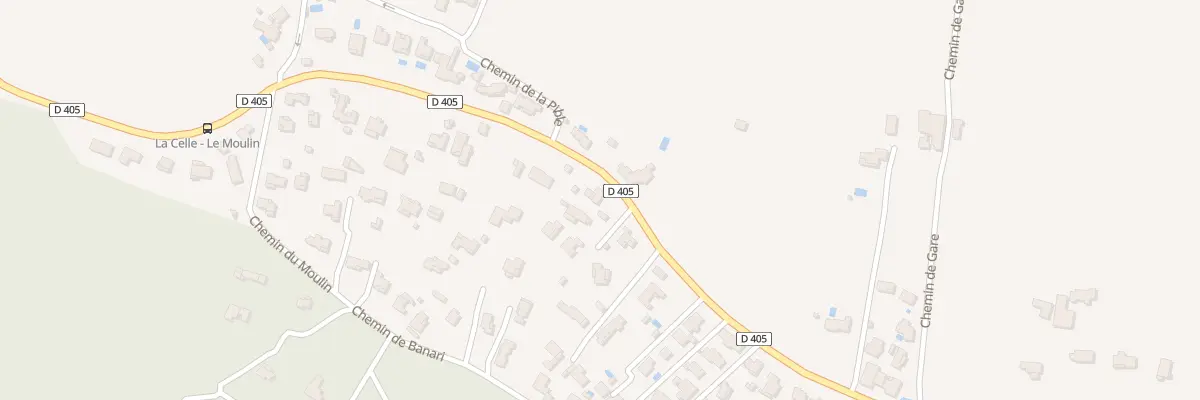 Plan du 864B Rte de la Roquebrussanne à La Celle