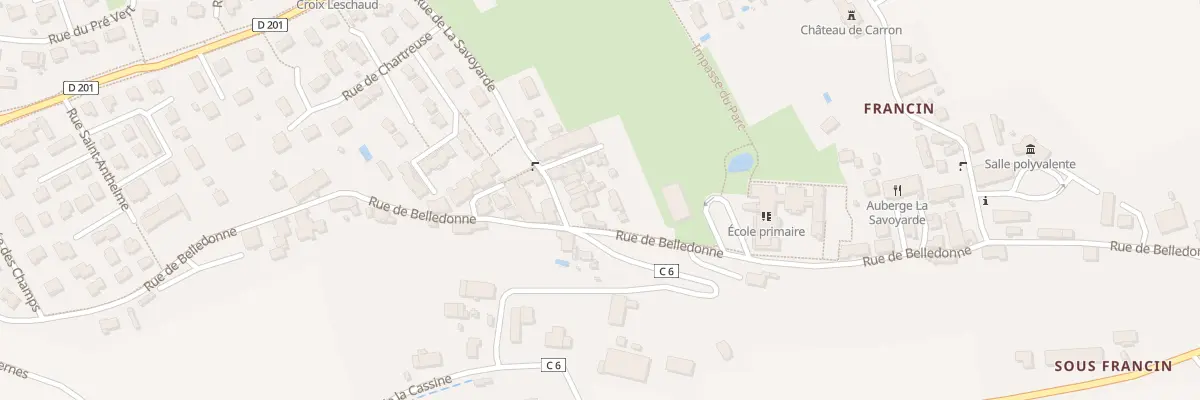 Plan du 778 Rue de Belledonne à Porte-de-Savoie