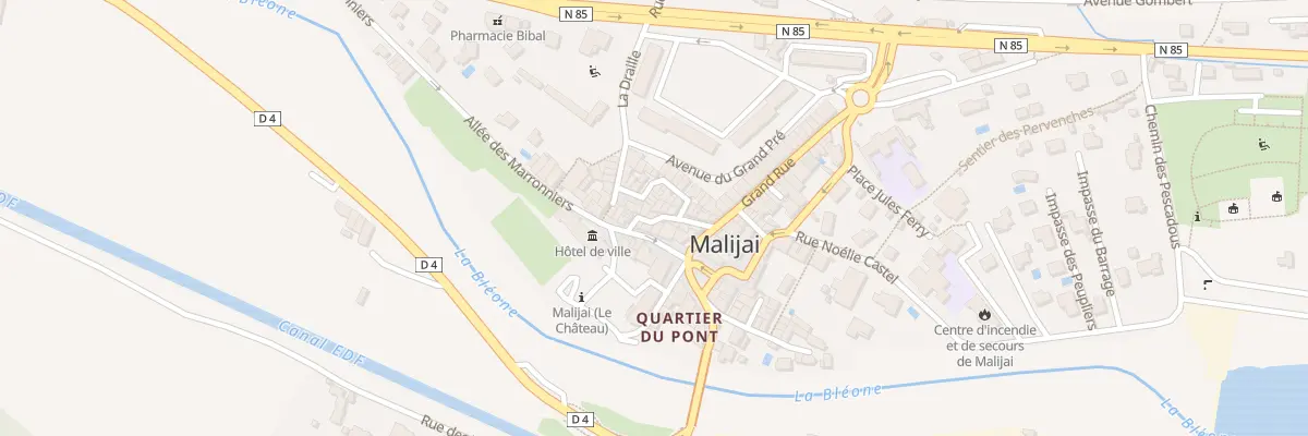 Plan du 10 Rue du Four à Malijai