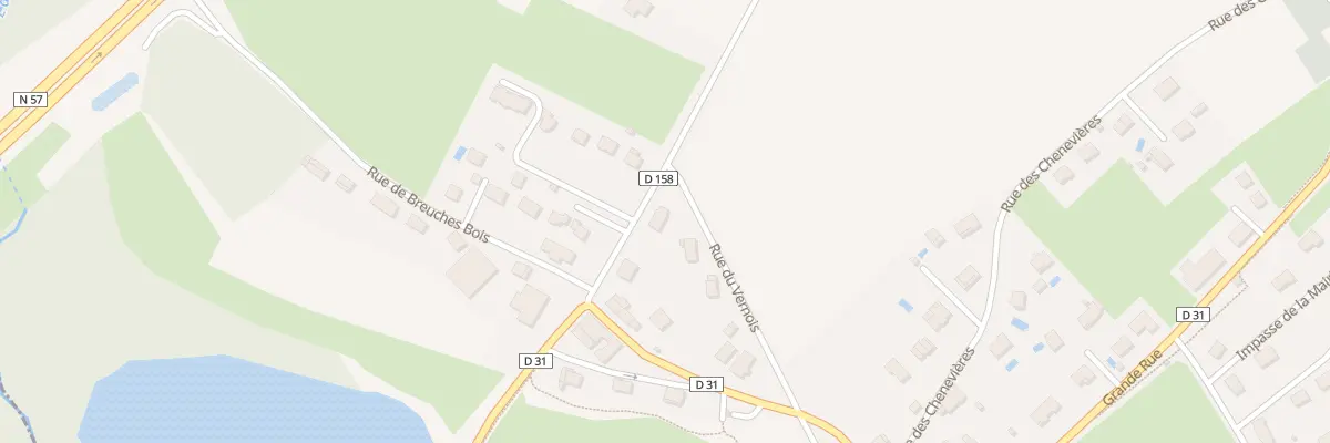 Plan du 4 Rue des Vignes à Buthiers