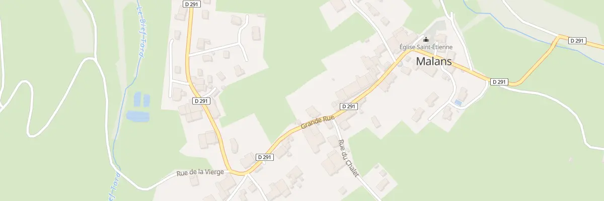 Plan du 20 Gr Grande Rue à Malans