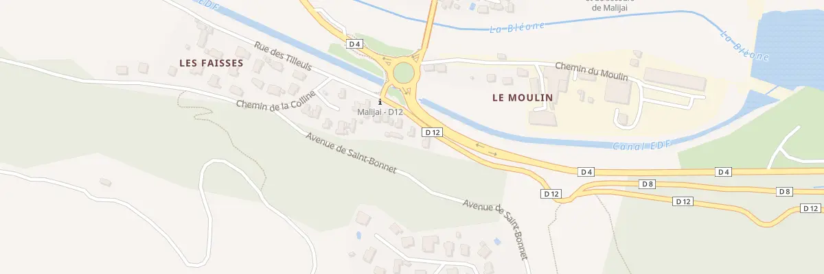 Plan du 5025 Les Faisses à Malijai