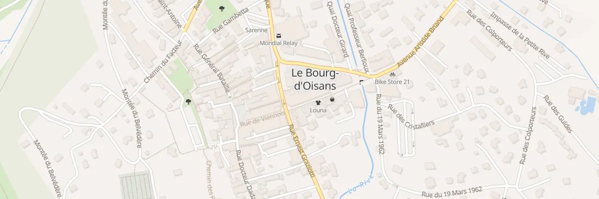 Plan du 9 Rue Gen de Gaulle au Bourg-d’Oisans
