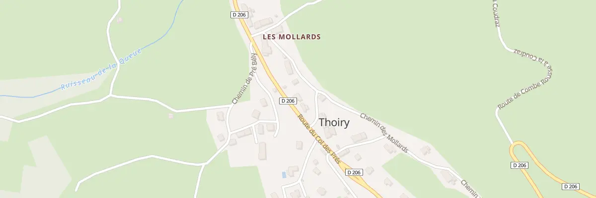 Plan du 4483 Rte du Col des Prés à Thoiry