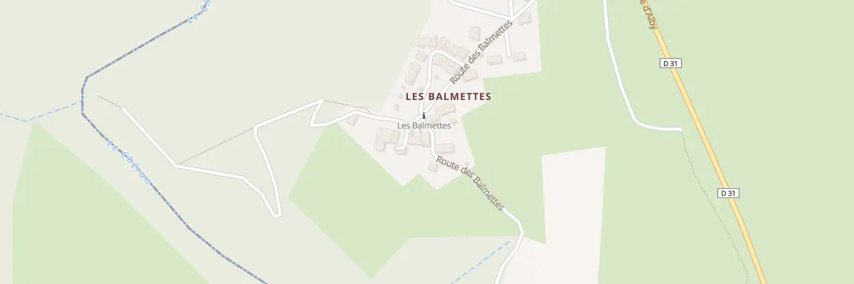 Plan du 472 Rte des Balmettes à Mûres