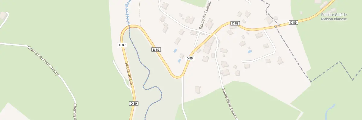 Plan du 94 Rte du Pont de l’Allondon à Chevry