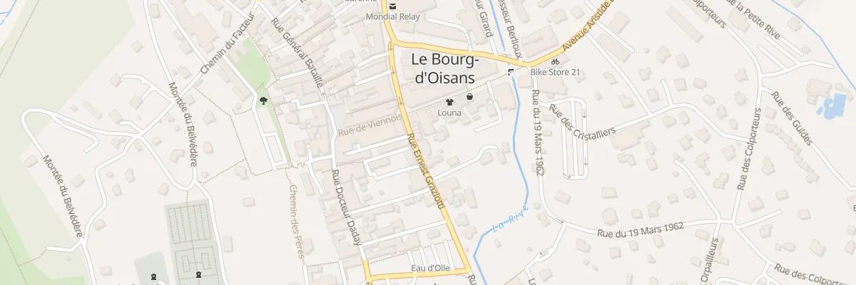 Plan du 11 Rue Ernest Graziotti au Bourg-d’Oisans