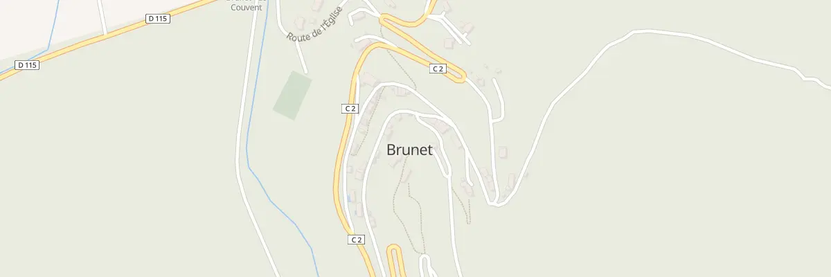 Plan du 7003 Le Village à Brunet