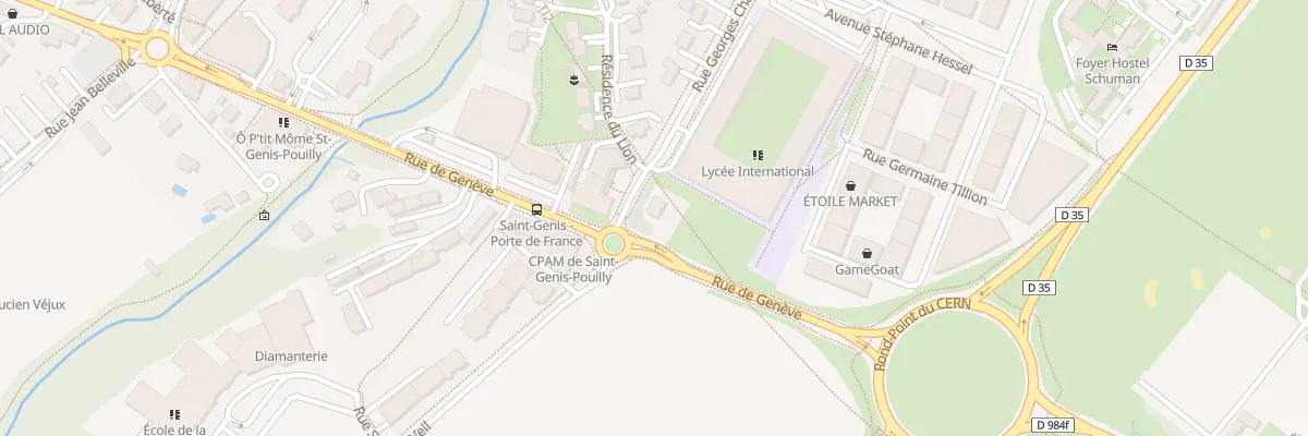 Plan du 2 Rue de Malivert à Saint-Genis-Pouilly