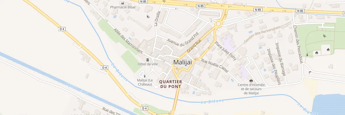 Plan du 1B Rue du Four à Malijai