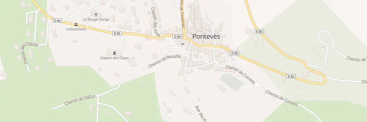 Plan du 5049 Le Village à Pontevès