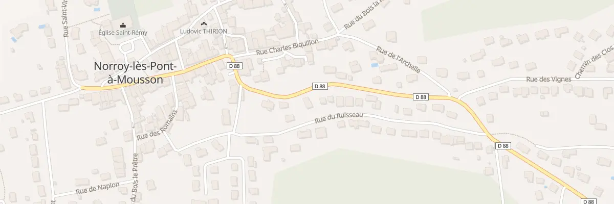 Plan du 16 Rue de Pont a Mousson à Norroy-lès-Pont-à-Mousson