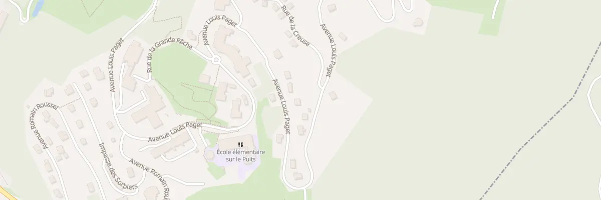 Plan du 33 Av Louis Paget à Hauts de Bienne