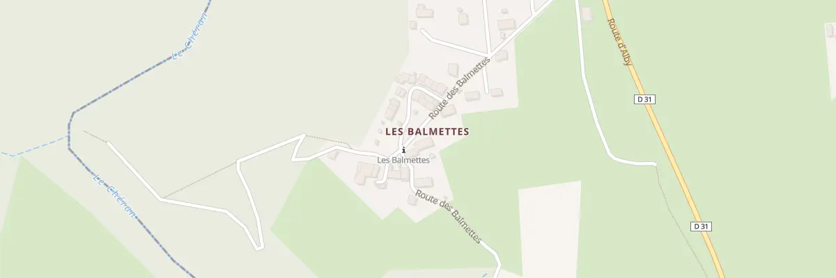 Plan du 5083 Les Balmettes à Mûres