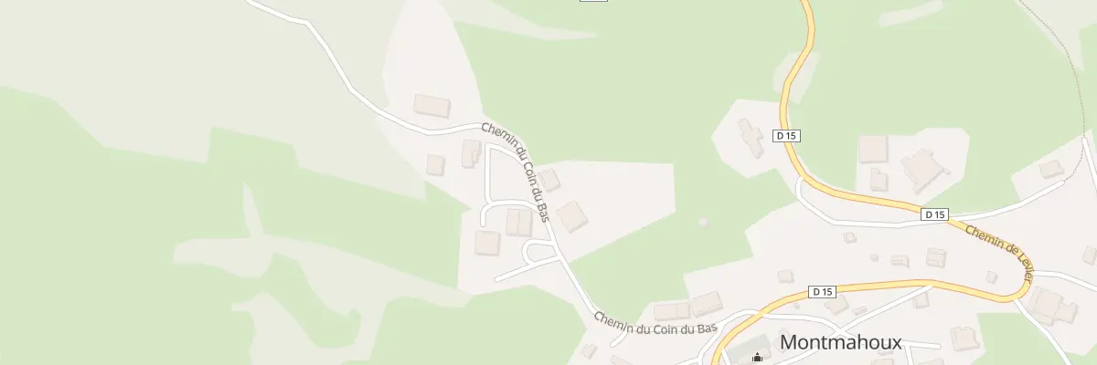 Plan du 5 Chem du Coin du Bas à Montmahoux