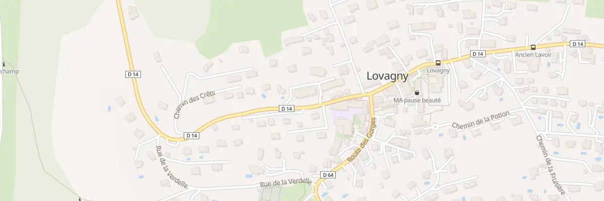 Plan du 150 Rte de Nonglard à Lovagny