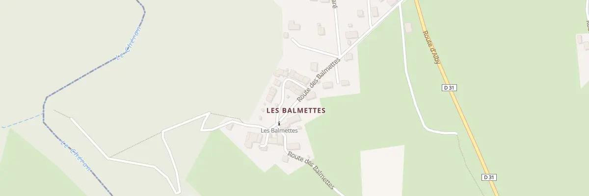 Plan du 408 Rte des Balmettes à Mûres