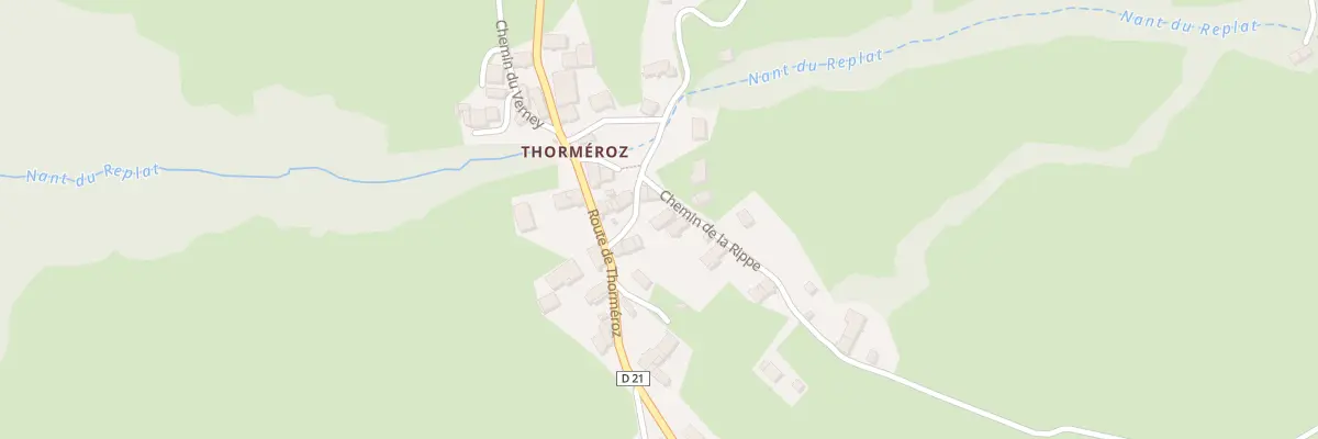 Plan du 32 Che de la Rippe à Thoiry