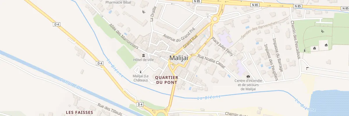 Plan du 4 Gr Grand Rue à Malijai