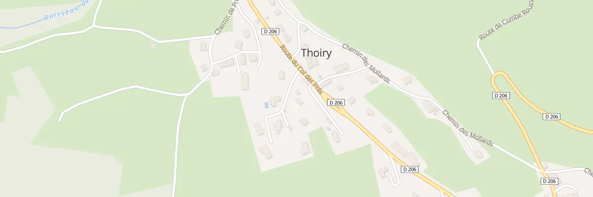 Plan du 39 Che de la Dhuy à Thoiry