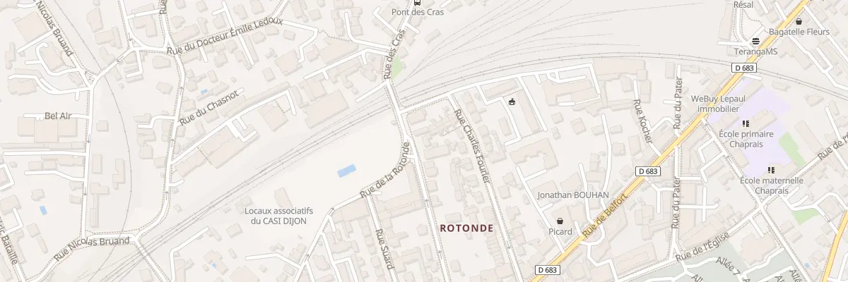 Plan du 16 Rue Marie-louise à Besançon