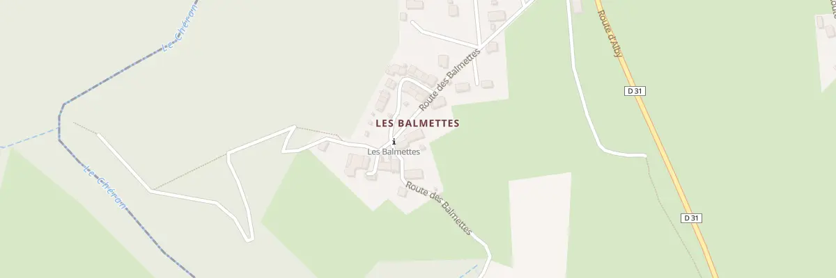 Plan du 479 Rte des Balmettes à Mûres