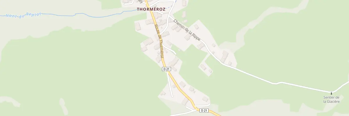 Plan du 54 Che de la Tranquaz à Thoiry