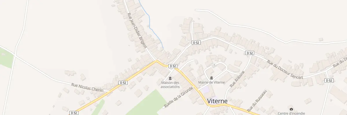 Plan du 1 Rue Auguste Burnot à Viterne