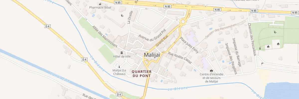 Plan du 3 Gr Grand Rue à Malijai