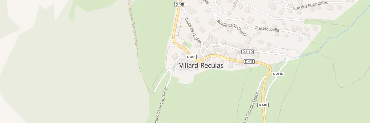 Plan du 4 Che de Bourg d’Oisans à Villard-Reculas