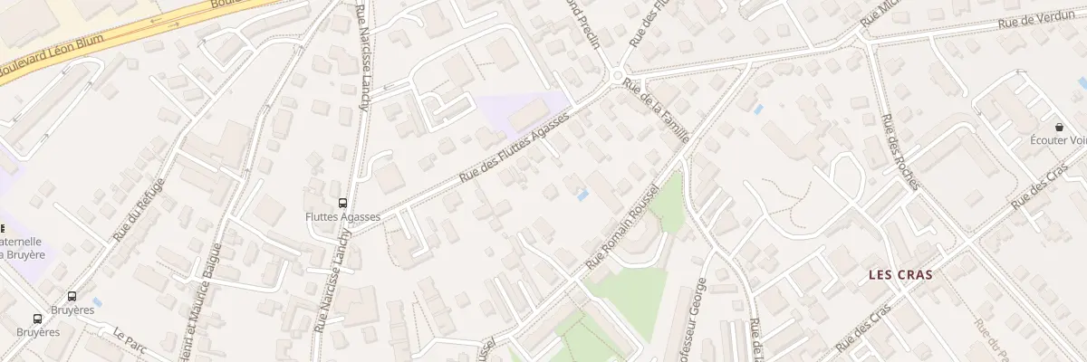 Plan du 22 Rue des Fluttes Agasses à Besançon
