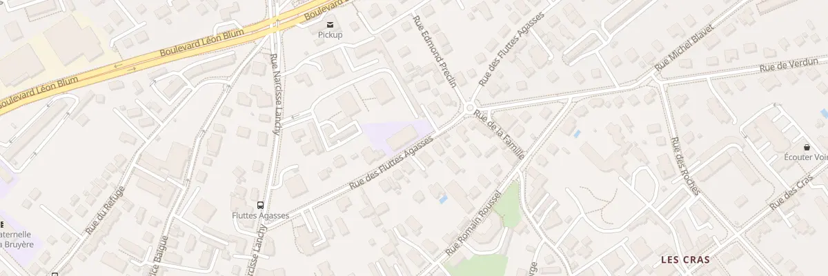Plan du 13 Rue des Fluttes Agasses à Besançon