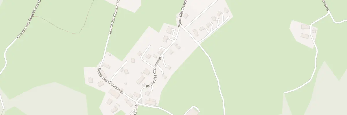 Plan du 1040 Rte des Chavonnes à Cusy