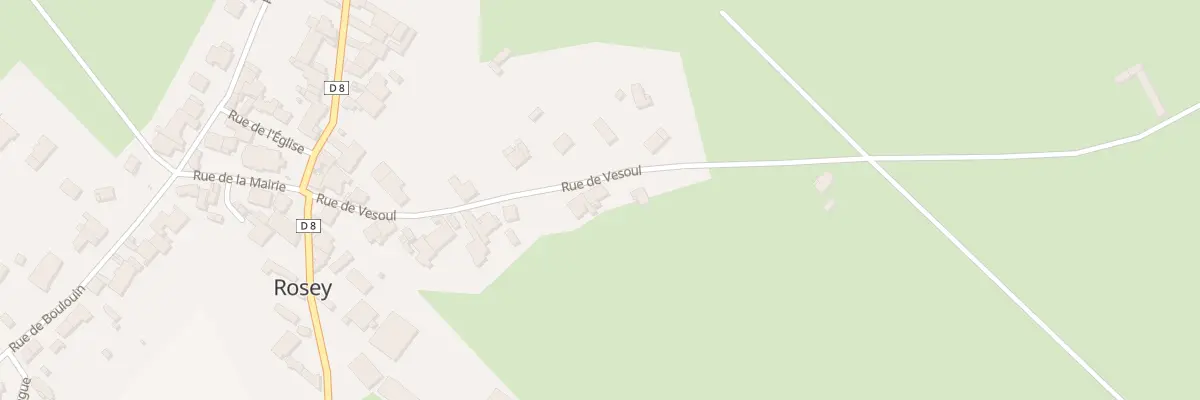 Plan du 20 Rue de Vesoul à Rosey
