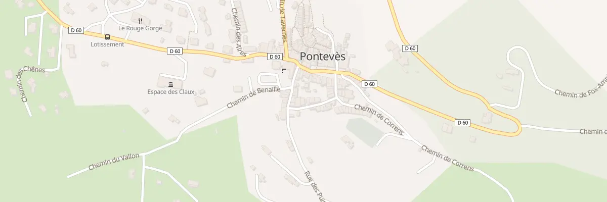 Plan du 5474 Rue Saint Michel à Pontevès