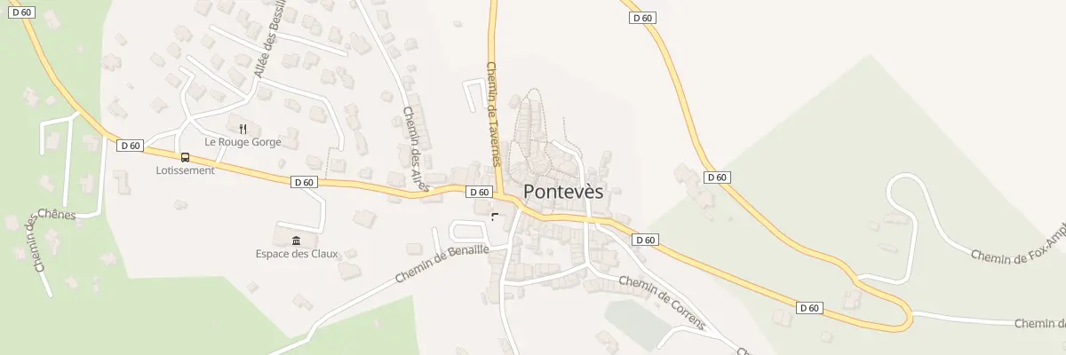 Plan du 5101 Rue du Mitan à Pontevès