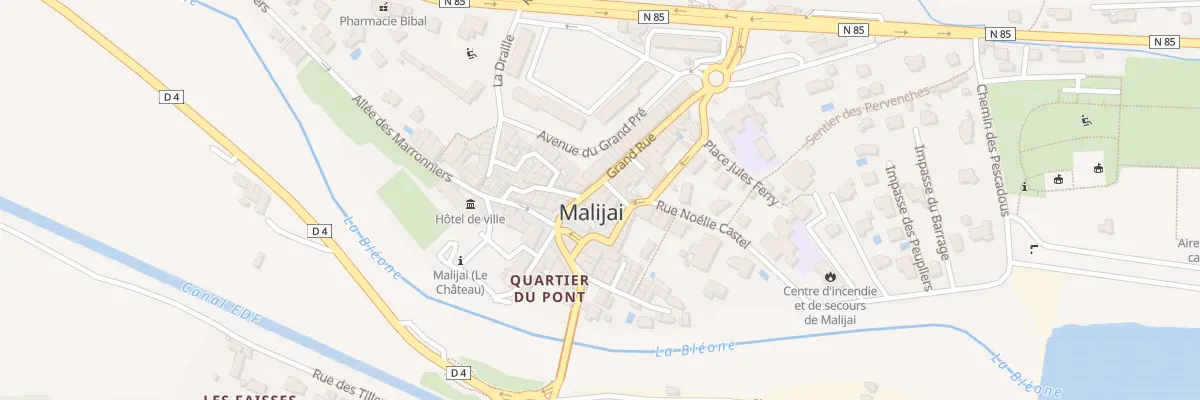 Plan du 10 Gr Grand Rue à Malijai