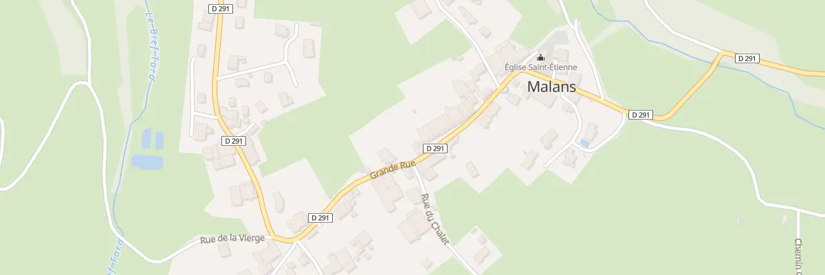 Plan du 16 Gr Grande Rue à Malans