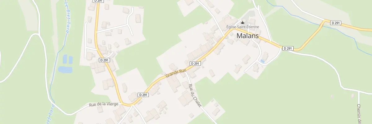 Plan du 18 Gr Grande Rue à Malans