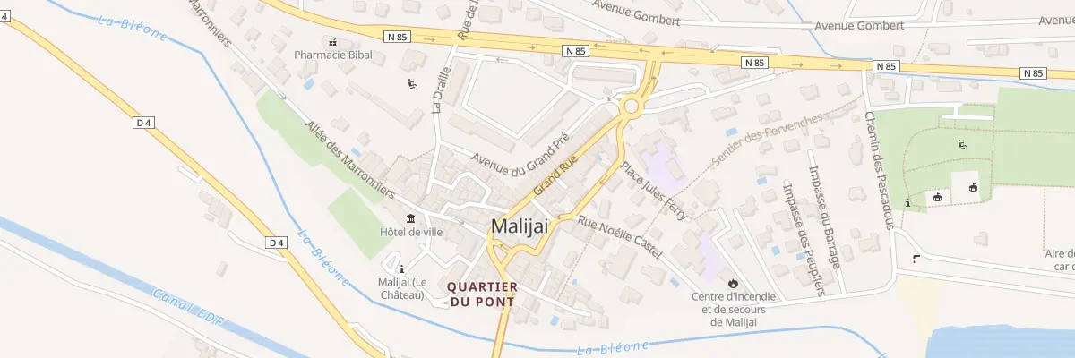 Plan du 15 Gr Grand Rue à Malijai