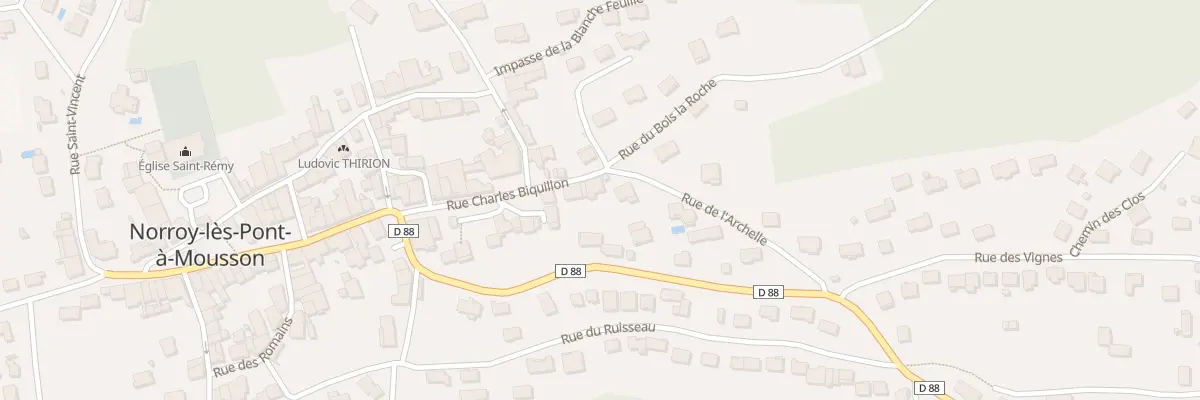 Plan du 22 Rue Charles Biquillon à Norroy-lès-Pont-à-Mousson