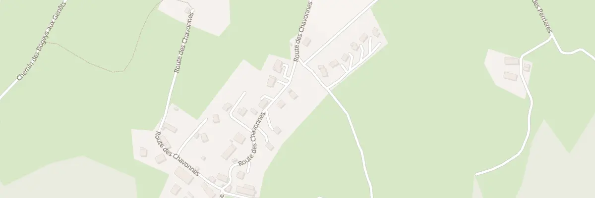 Plan du 1010 Rte des Chavonnes à Cusy